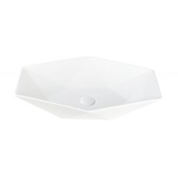 Aquavea Prisa umywalka 56x37 cm nablatowa biała PRISABIA