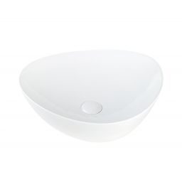 Aquavea Vera umywalka 37x29,5 cm nablatowa biała VERABIA