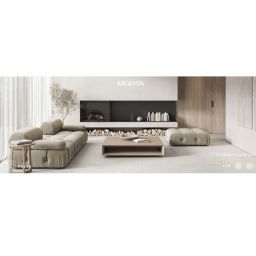 Argenta Storm płytka ścienno-podłogowa 120x60 cm biała-szara