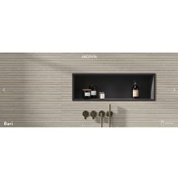 Argenta Bari dekor ścienny 120x60 cm beżowa-szara