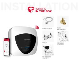 Ariston Andris Elite WiFi pojemnościowy podgrzewacz wody 15 l 1,2 kW elektryczny 3105082