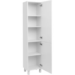 Astor Sol szafka 40x33x183 cm boczna stojąca biała AF-BUS-240-77