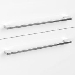 Astor Sol szafka 40x33x183 cm boczna stojąca biała AF-BUS-240-77