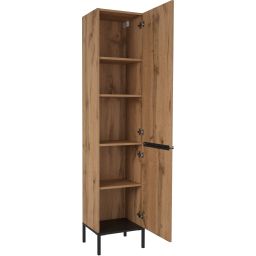 Astor Alba szafka 40x33x183 cm boczna stojąca dąb wotan AM-ASB-420-0N
