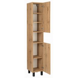 Astor Diuna Wotan szafka 30x35x180 cm boczna stojąca dąb AM-LUC-120-2N