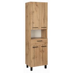 Astor Diuna Wotan szafka 50x35x180 cm boczna stojąca dąb AM-LUC-250-2N