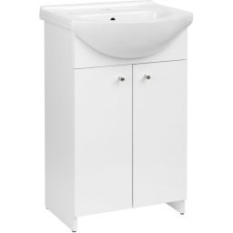 Astor Pik umywalka z szafką 50 cm biały AM-PIK-500-27