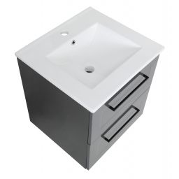 Astor Stella szafka 50 cm podumywalkowa wisząca antracyt połysk AM-KAU-500-Y2