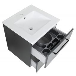 Astor Stella szafka 50 cm podumywalkowa wisząca antracyt połysk AM-KAU-500-Y2