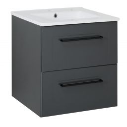 Astor Stella szafka 50 cm podumywalkowa wisząca antracyt połysk AM-KAU-500-Y2