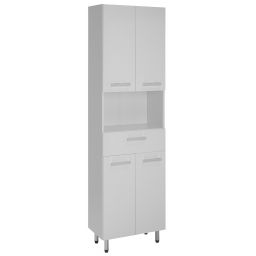 Astor Lupo szafka 49,7x35,2x180 cm boczna stojąca biała AM-LUC-250-07