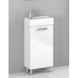 Astor Lupo umywalka z szafką 40 cm biały połysk AM-LUU-400-27