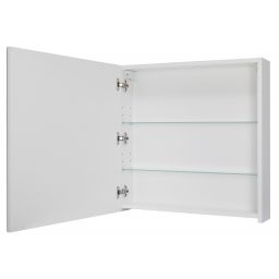 Astor Ida szafka 60x13,8x60 cm z lustrem biała AM-MSL-603-07