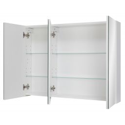 Astor Ida szafka 80x13,8x60 cm z lustrem biała AM-MSL-803-07