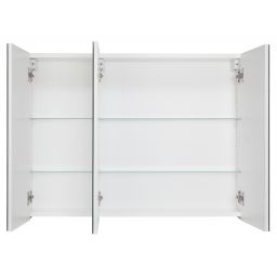 Astor Ida szafka 80x13,8x60 cm z lustrem biała AM-MSL-803-07