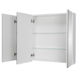 Astor Ida szafka 80x13,8x60 cm z lustrem biała AM-MSL-803-07