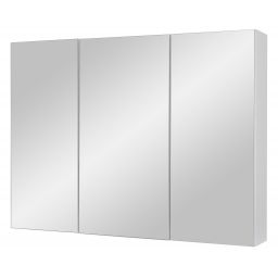 Astor Ida szafka 80x13,8x60 cm z lustrem biała AM-MSL-803-07