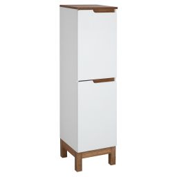 Astor Spek szafka boczna 127 cm stojąca biały połysk AM-SKS-130-70