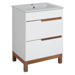 Astor Spek szafka 60 cm podumywalkowa stojąca biały połysk AM-SKU-600-70