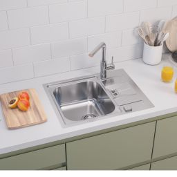 Alveus Siros bateria kuchenna stojąca chrom 1129047