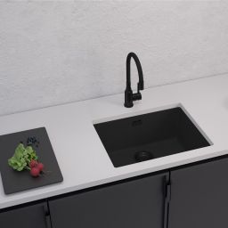 Alveus Flexa bateria kuchenna stojąca czarna 1147056