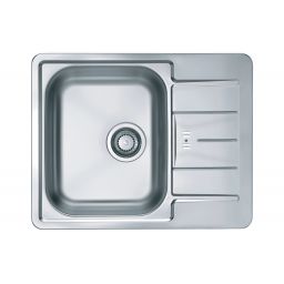 Alveus Line 60 zlewozmywak stalowy 62x50 cm wpuszczany 1-komorowy satyna 1065681