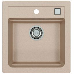Alveus Atrox zlewozmywak granitowy 50x47 cm beżowy 1131987