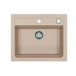Alveus Atrox 30 zlewozmywak granitowy 59x50 cm beżowy 1131993