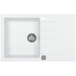 Alveus Cadit 20 zlewozmywak 79x50 cm Granital biały 1132022