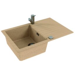 Alveus Cadit 20 zlewozmywak 79x50 cm Granital beżowy 1132024