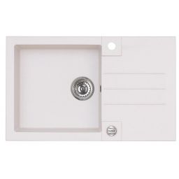 Alveus Rock zlewozmywak granitowy 78x48 cm biały 1203011