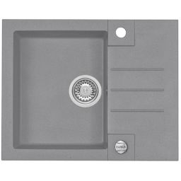 Alveus Rock 30S zlewozmywak granitowy 60x50 cm 1-komorowy beton 1213081