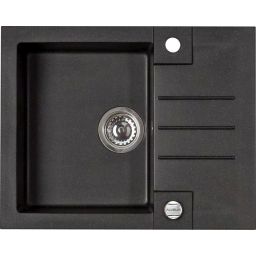 Alveus Rock zlewozmywak granitowy 59,5x47,5 cm czarny 1213091