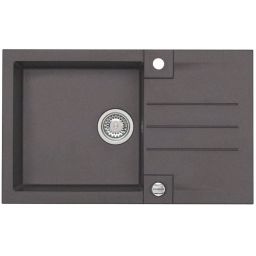Alveus Rock 130 zlewozmywak 1-komorowy 78x48 cm Granital Plus chocolate-G03M 4203003