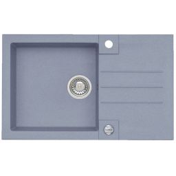 Alveus Rock 130 zlewozmywak 1-komorowy 78x48 cm Granital Plus steel-G04M 4203004