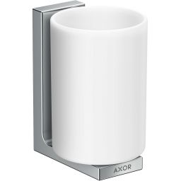 Axor Universal Rectangular kubek na szczoteczki do zębów ścienny chrom 42604000
