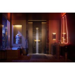 Axor Universal Rectangular wieszak na ręcznik złoty optyczny polerowany 42611990