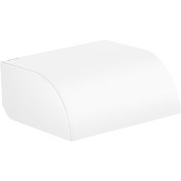 Axor Universal Circular uchwyt na papier toaletowy z pokrywą biały mat 42858700