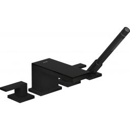 Axor MyEdition bateria wannowo-prysznicowa 4-otworowa czarny mat/czarny 47430670