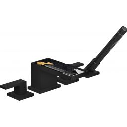 Axor MyEdition bateria wannowo-prysznicowa 4-otworowa czarny mat 47432670