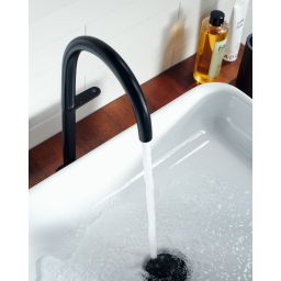 Axor One bateria umywalkowa Select 260 stojąca czarny mat 48030670