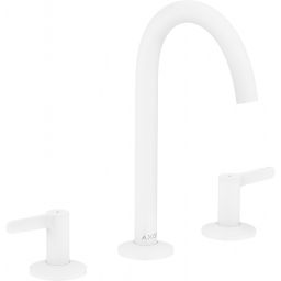 Axor One bateria umywalkowa 3-otworowa stojąca biały mat 48050700