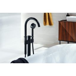 Axor One bateria wannowo-prysznicowa wolnostojąca czarny mat 48440670