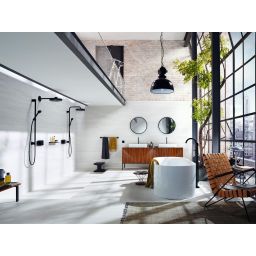 Axor Universal Circular lustro 60 cm okrągłe czarny mat 42848670