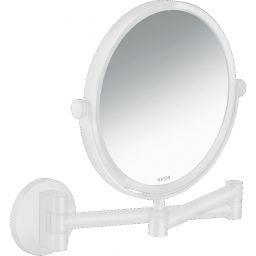 Axor Universal Circular lusterko kosmetyczne 19,5x25,7 cm okrągłe z oświetleniem biały 42849700