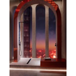 Axor Drain element zewnętrzny odpływu liniowego 100 cm czarny chrom polerowany 42523330