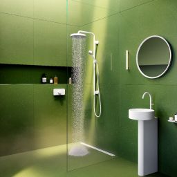 Axor One zestaw prysznicowy podtynkowy z deszczownicą okrągłą biały mat 48790700