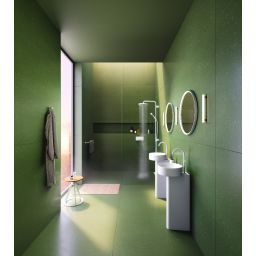 Axor One zestaw prysznicowy podtynkowy z deszczownicą okrągłą biały mat 48790700