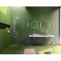 Axor One zestaw prysznicowy ścienny biały mat 48791700