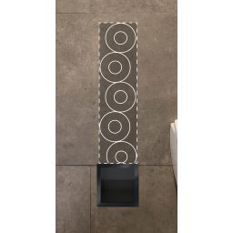 Balneo Wall-Box Paper Black pojemnik na papier toaletowy czarny PB-BL3